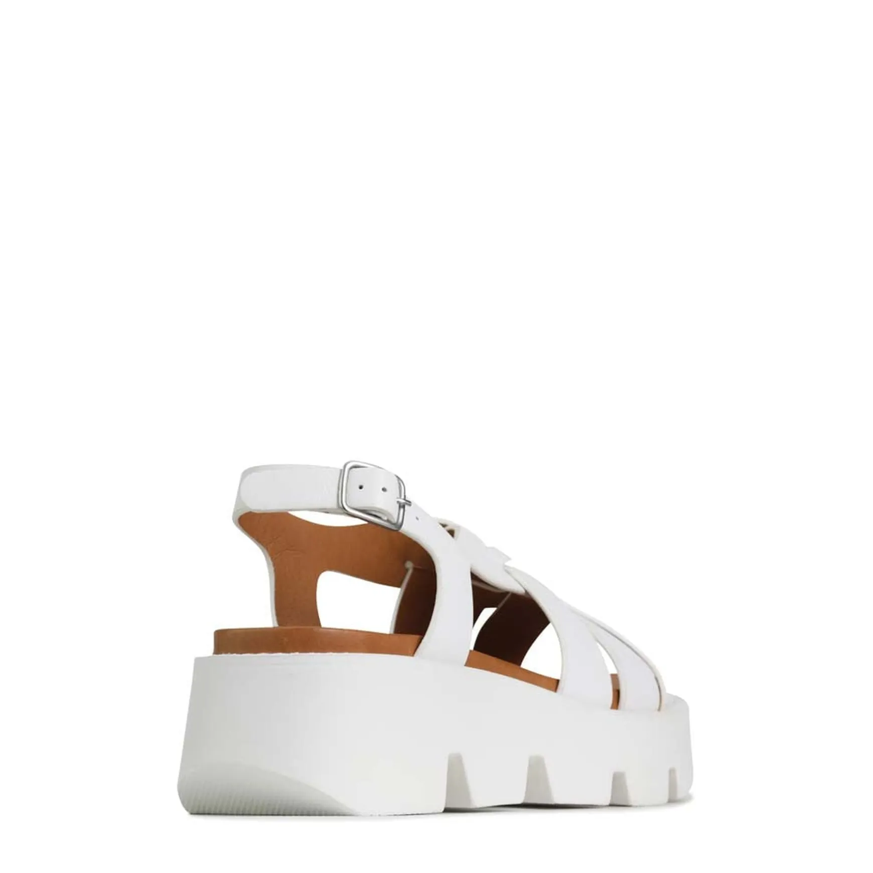 KAILYN PLATFORM ANKLE STRAP SANDALS LEATHER>EOS Footwear Sale