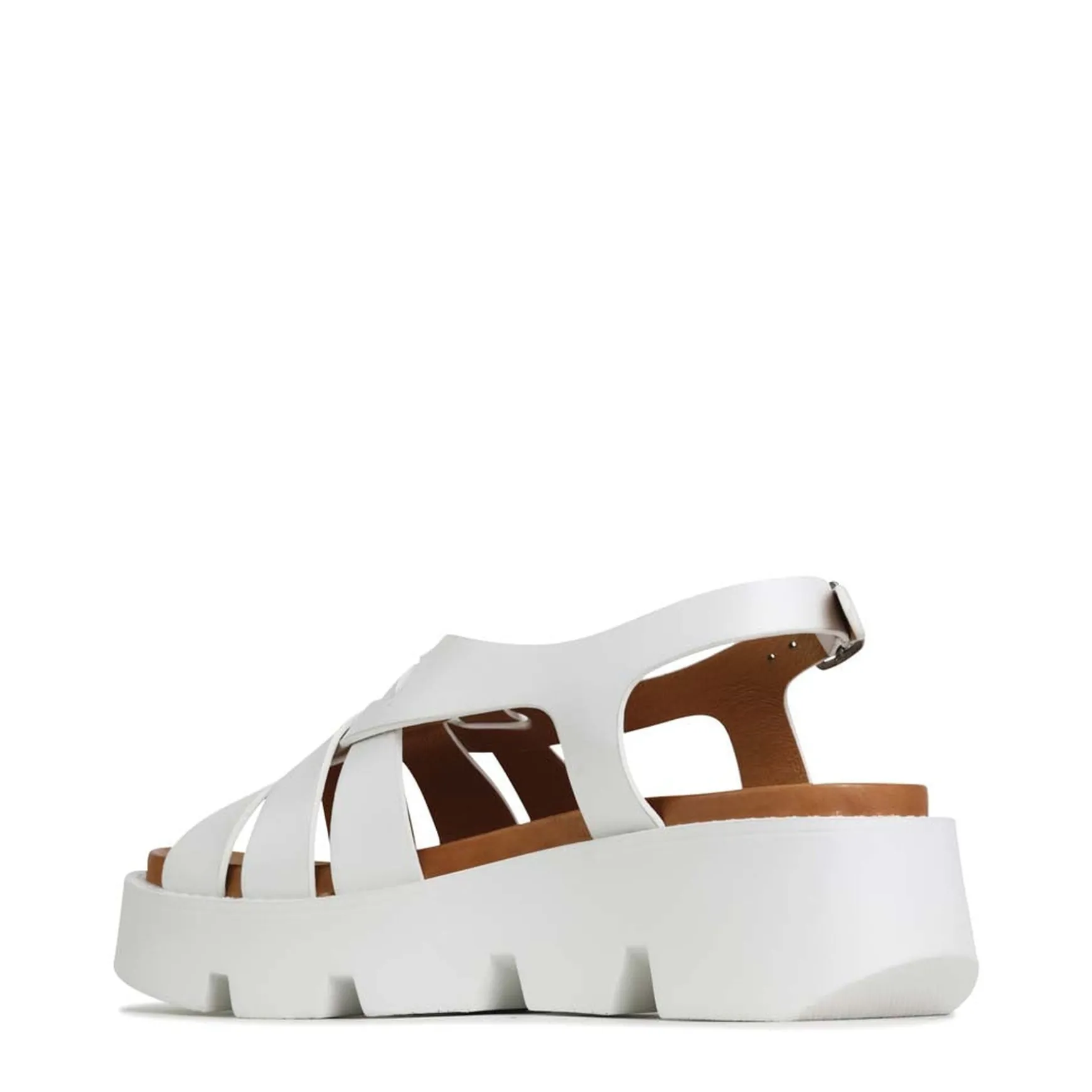KAILYN PLATFORM ANKLE STRAP SANDALS LEATHER>EOS Footwear Sale