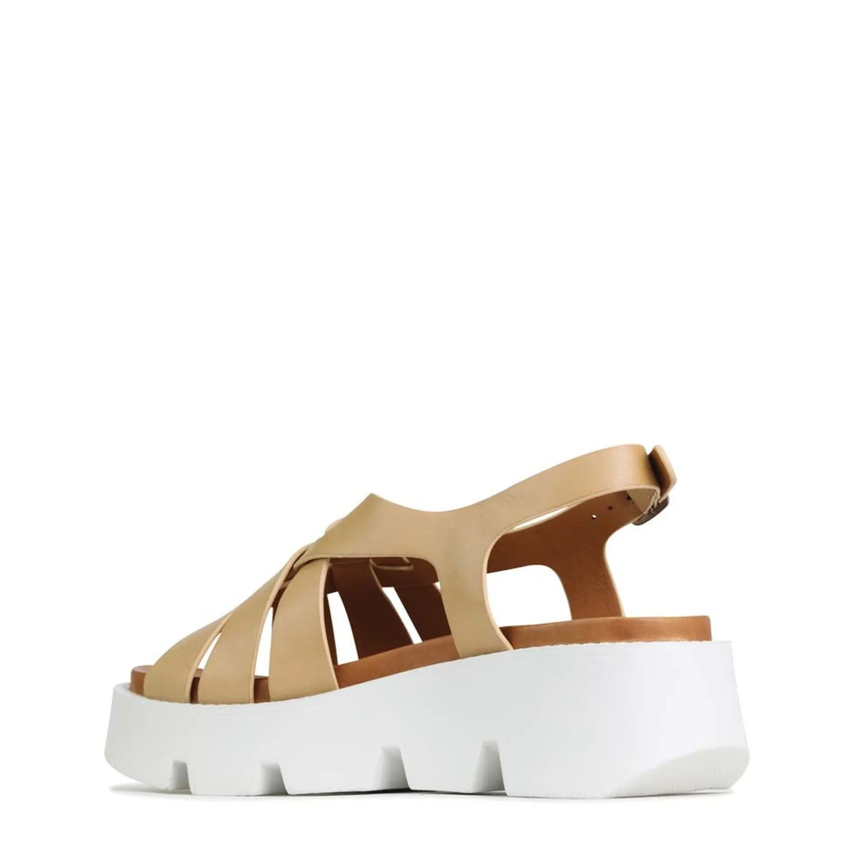 KAILYN PLATFORM ANKLE STRAP SANDALS LEATHER>EOS Footwear Sale