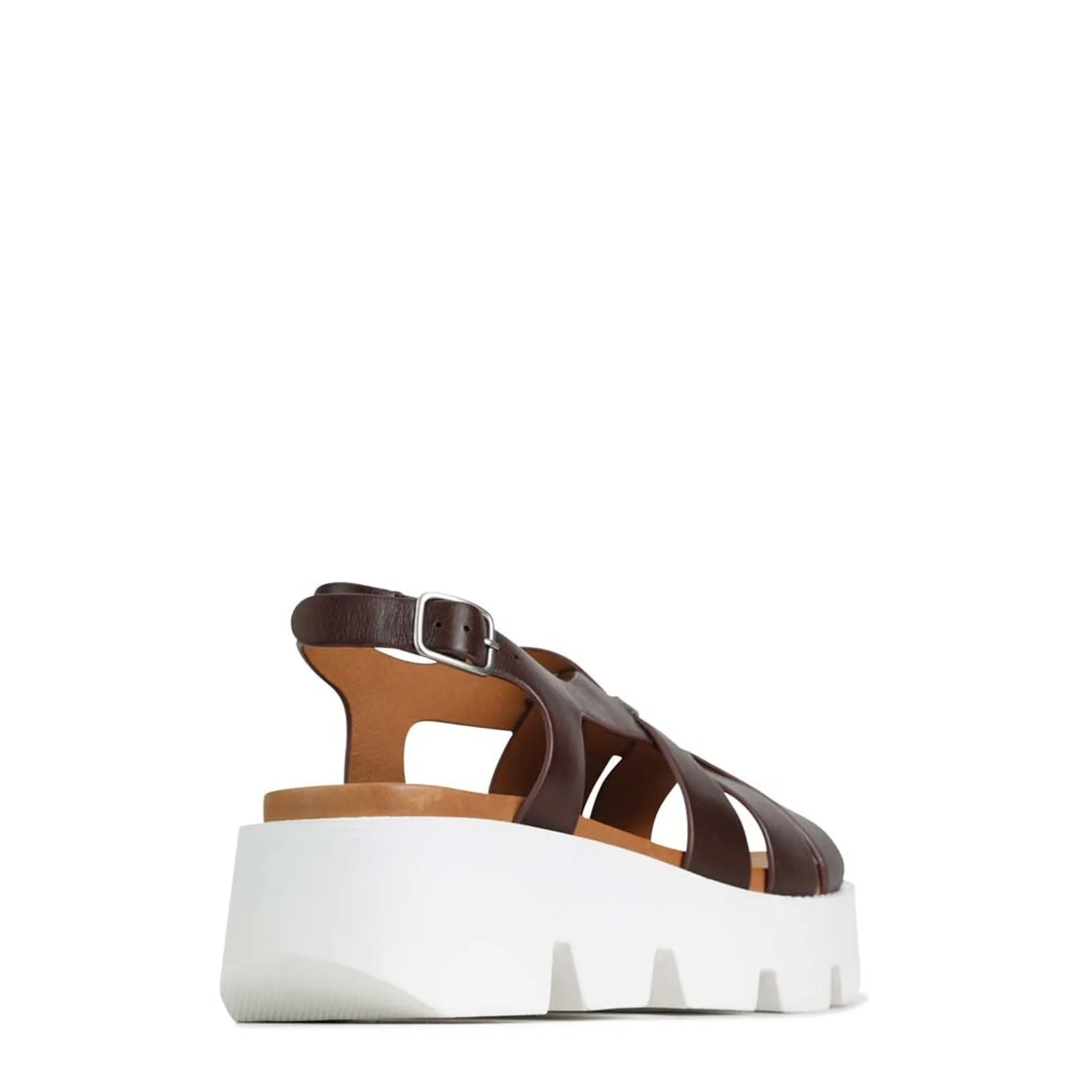 KAILYN PLATFORM ANKLE STRAP SANDALS LEATHER>EOS Footwear Sale