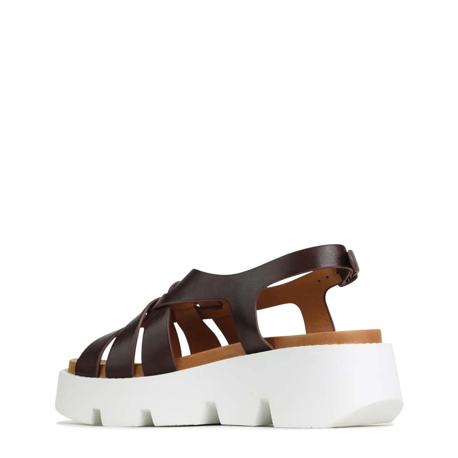 KAILYN PLATFORM ANKLE STRAP SANDALS LEATHER>EOS Footwear Sale