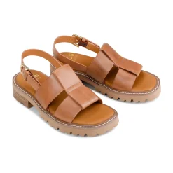LEONELLA LEATHER SANDALS><noscript><img width=