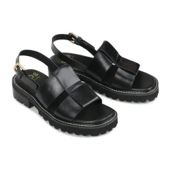 LEONELLA LEATHER SANDALS><noscript><img width=