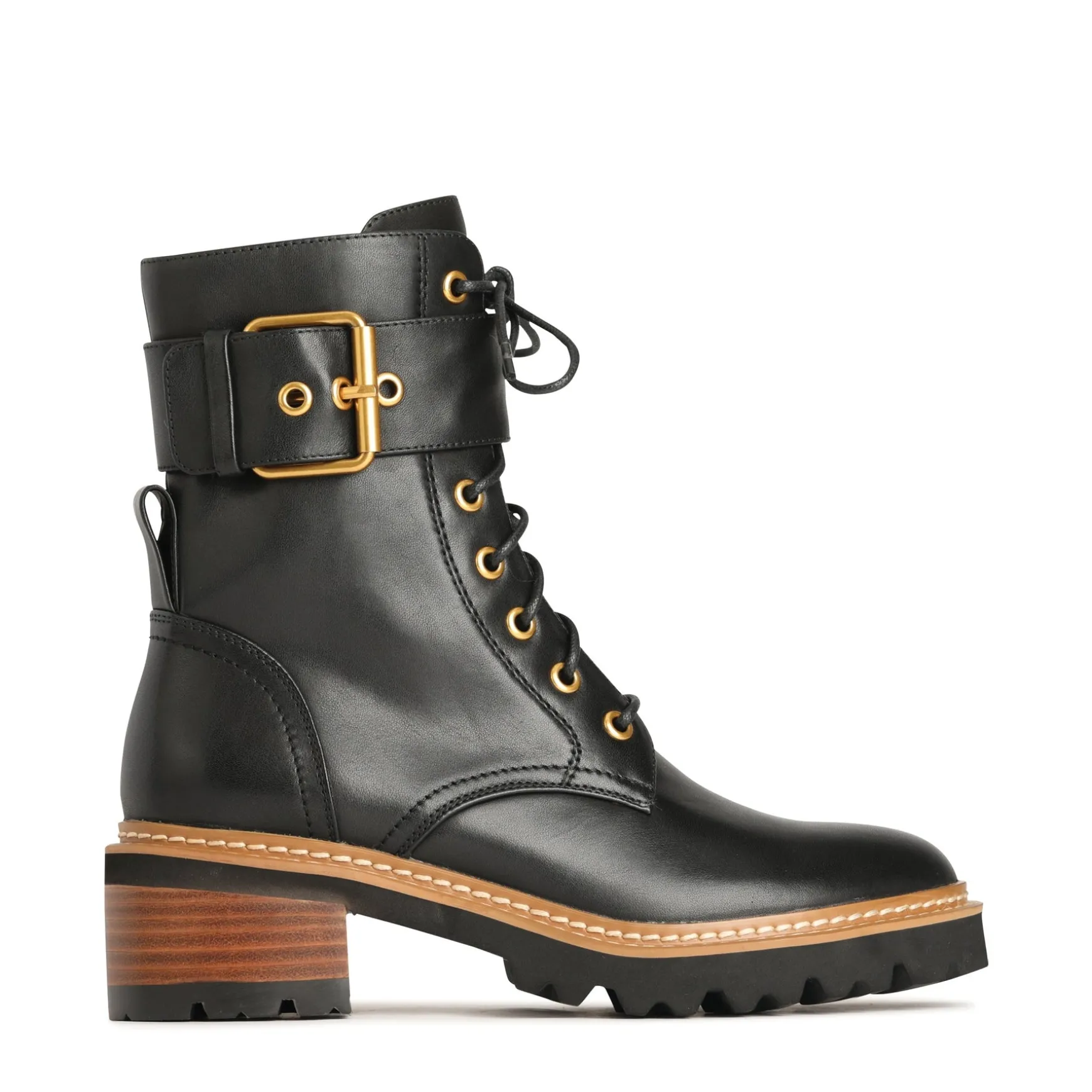 LINE LACE UP BOOTS LEATHER>EOS Footwear Shop