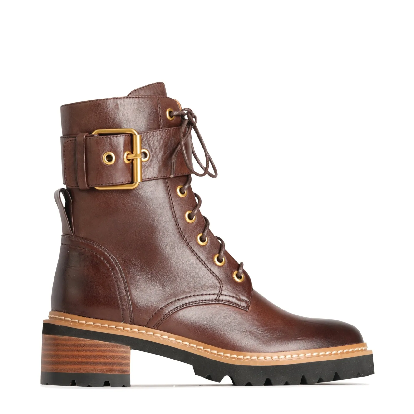 LINE LACE UP BOOTS LEATHER>EOS Footwear Shop