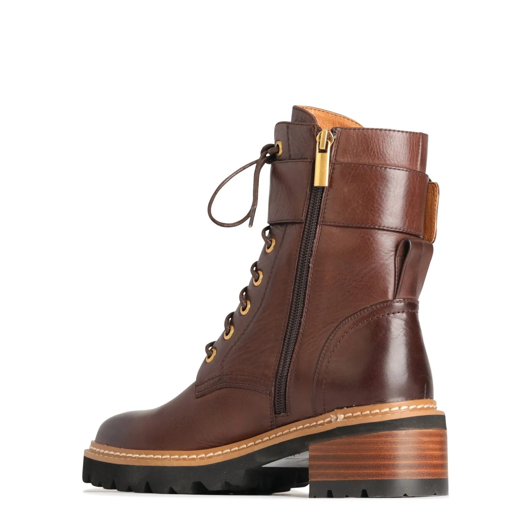 LINE LACE UP BOOTS LEATHER>EOS Footwear Shop