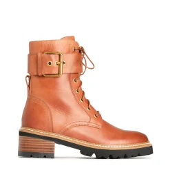 LINE LACE UP BOOTS LEATHER><noscript><img width=