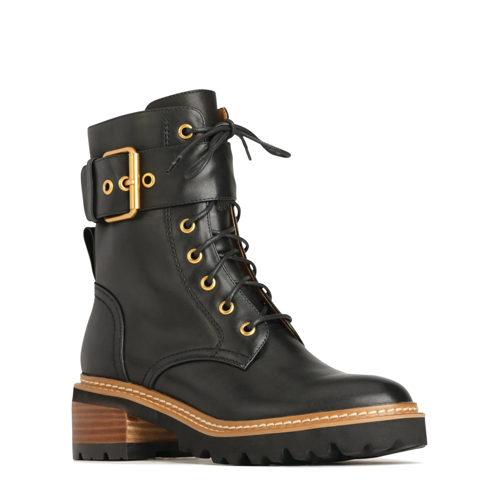 LINE LACE UP BOOTS LEATHER>EOS Footwear Shop
