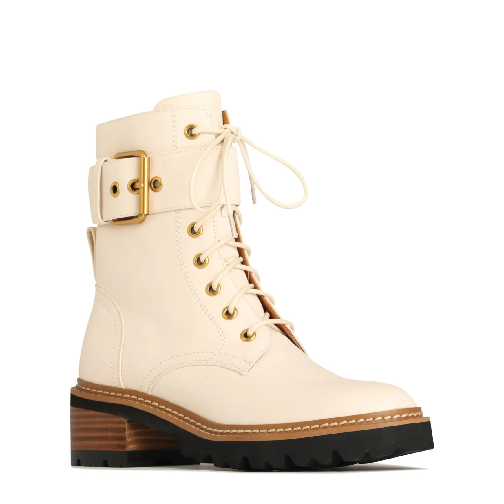 LINE LACE UP BOOTS LEATHER>EOS Footwear Shop