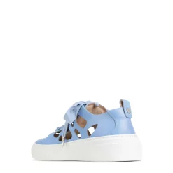MINNIE LAZER CUTOUT SNEAKERS LEATHER><noscript><img width=