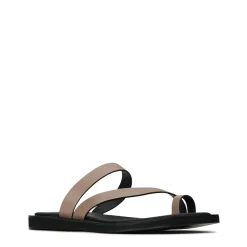 MIRA LEATHER SQUARE TOE SANDALS><noscript><img width=