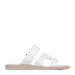 MISAYAO LEATHER SLIDE SANDALS><noscript><img width=