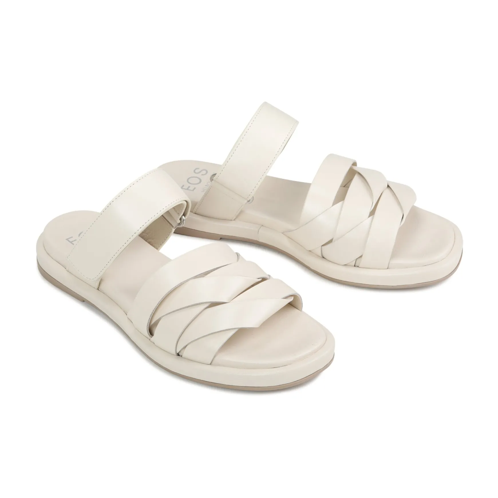 ORIANA LEATHER SLIDE SANDALS>EOS Footwear Best Sale