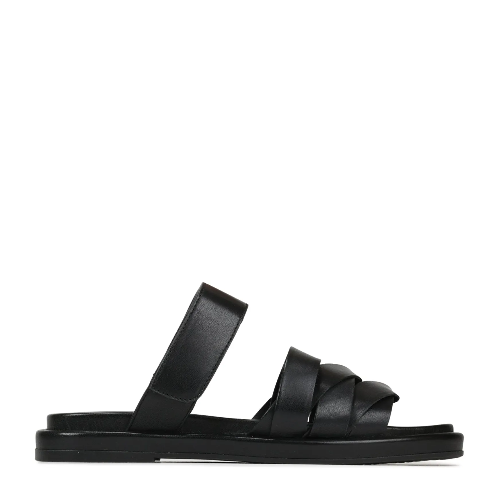ORIANA LEATHER SLIDE SANDALS>EOS Footwear Best Sale
