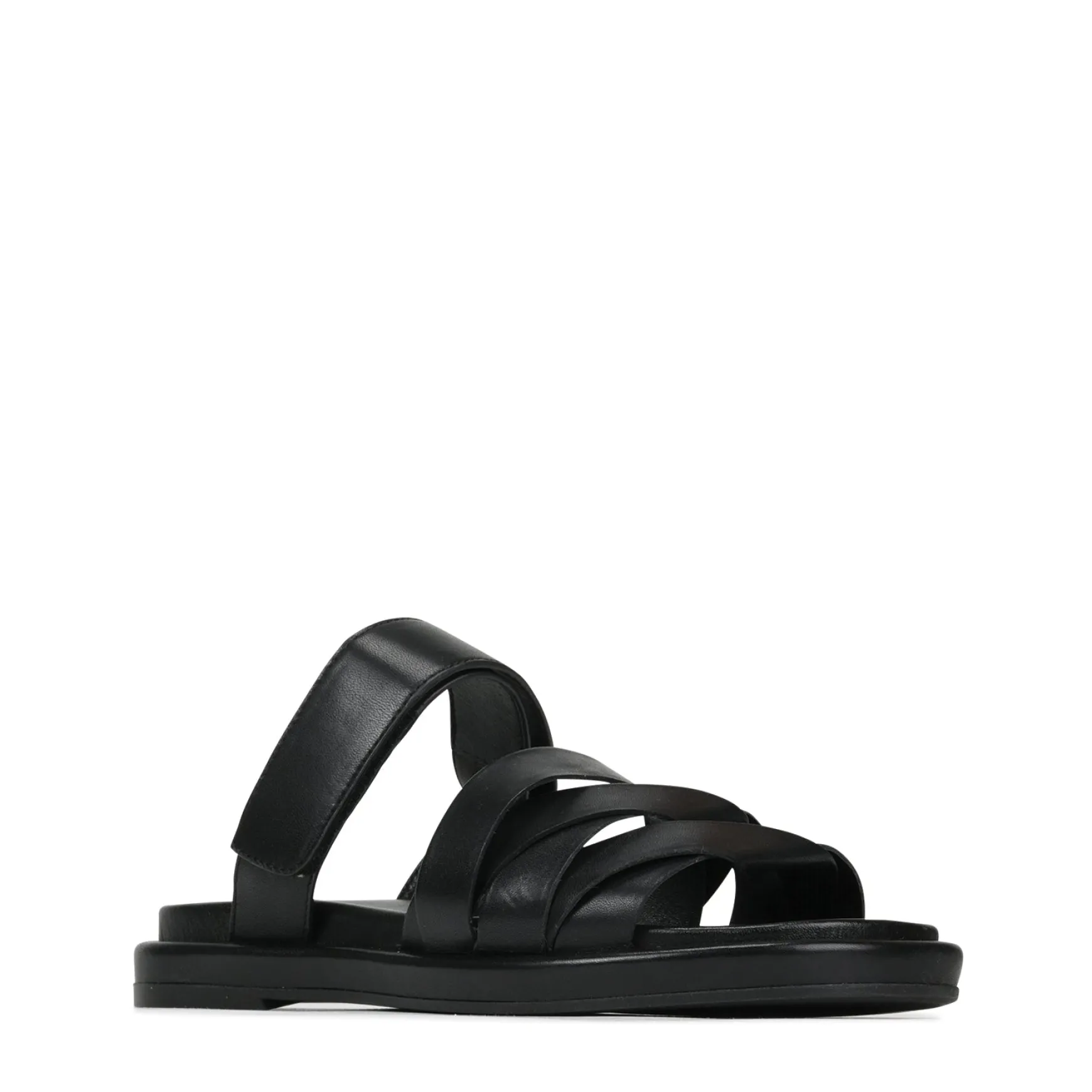 ORIANA LEATHER SLIDE SANDALS>EOS Footwear Best Sale
