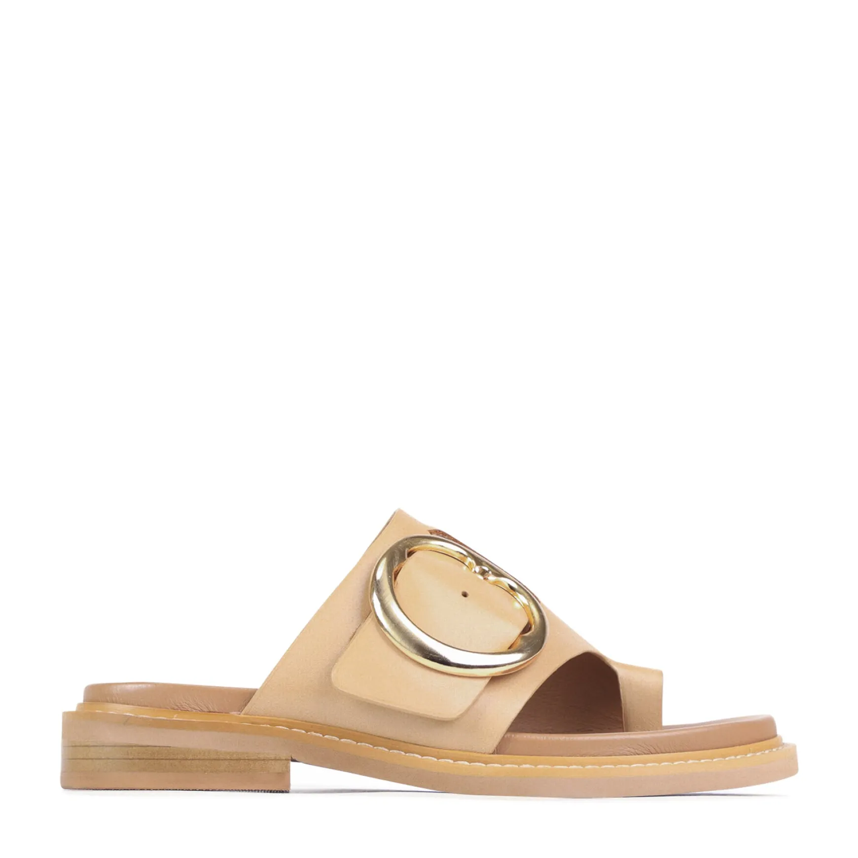 ORN LEATHER SLIDE SANDALS>EOS Footwear Cheap