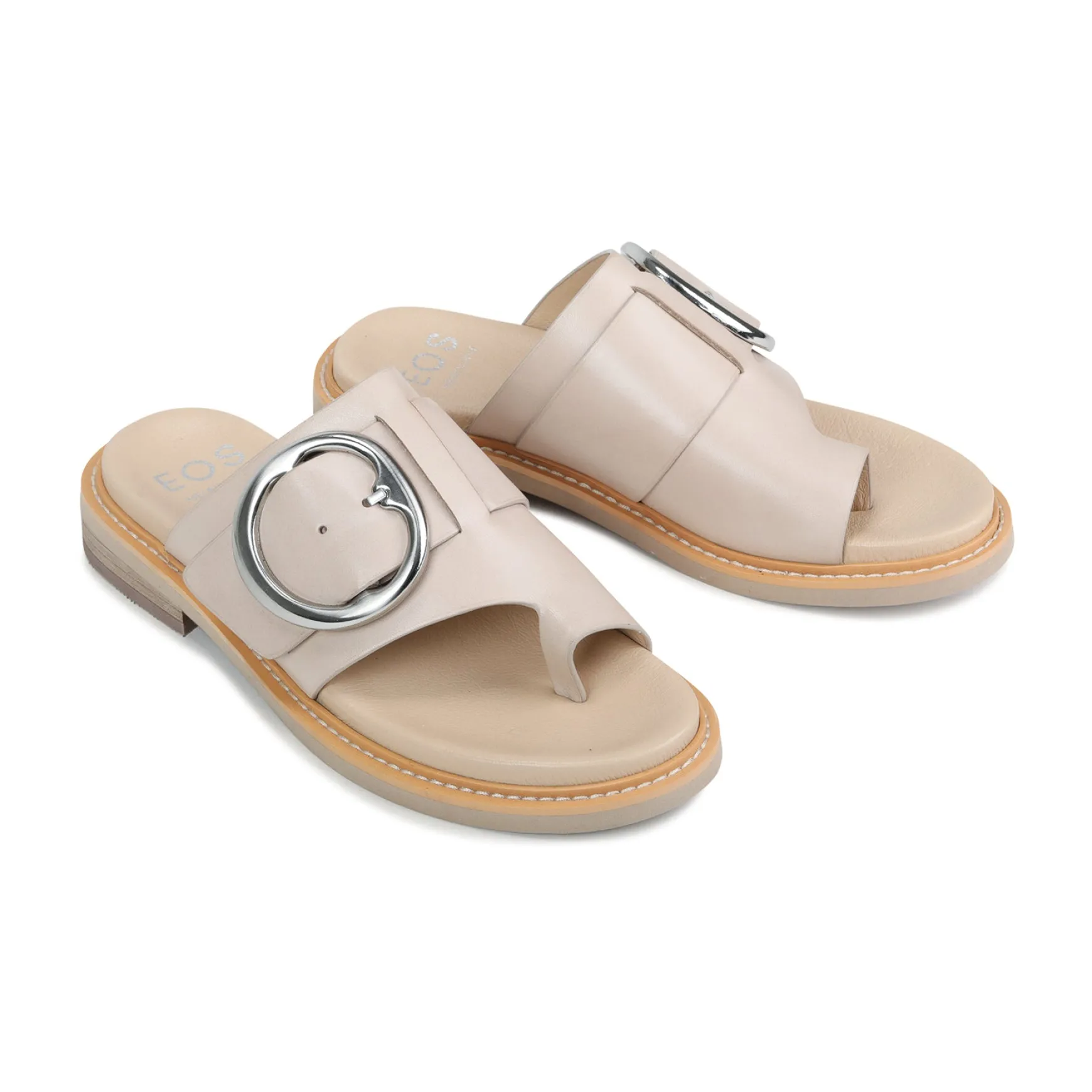 ORN LEATHER SLIDE SANDALS>EOS Footwear Cheap