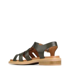 ORNAMENT LEATHER SANDALS><noscript><img width=