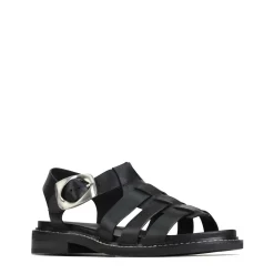 ORNAMENT LEATHER SANDALS><noscript><img width=
