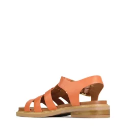 ORNAMENT LEATHER SANDALS><noscript><img width=