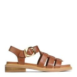 ORNAMENT LEATHER SANDALS><noscript><img width=