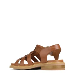 ORNAMENT LEATHER SANDALS><noscript><img width=