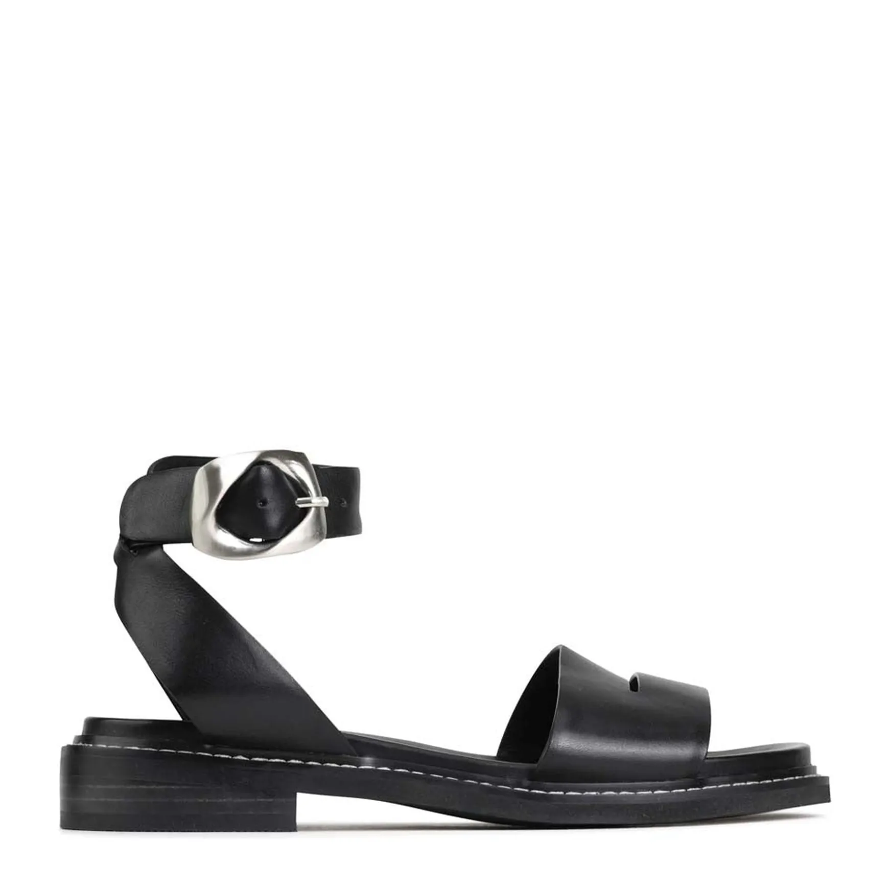 ORNAMENTAL ANKLE STRAP SANDALS LEATHER>EOS Footwear Hot