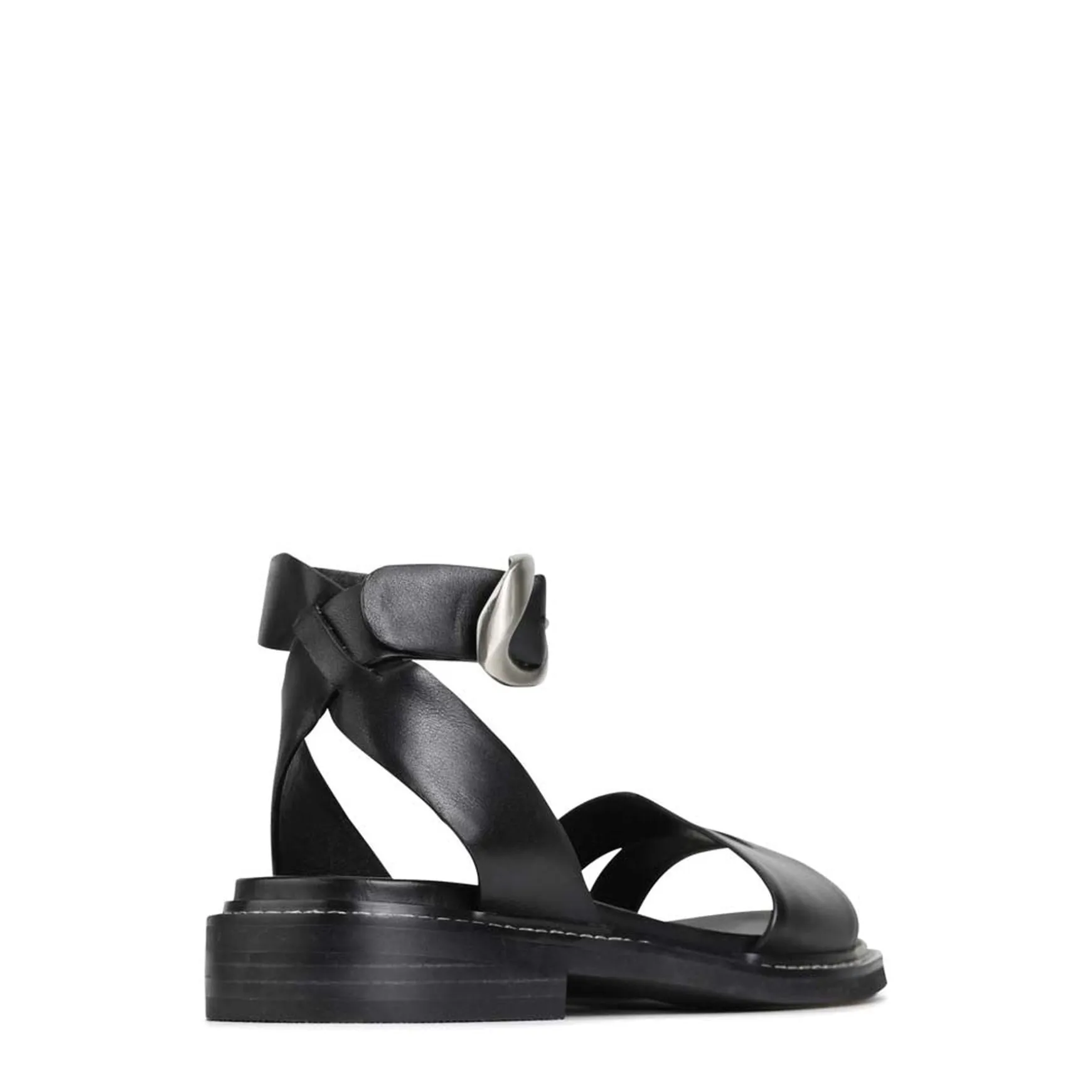 ORNAMENTAL ANKLE STRAP SANDALS LEATHER>EOS Footwear Hot