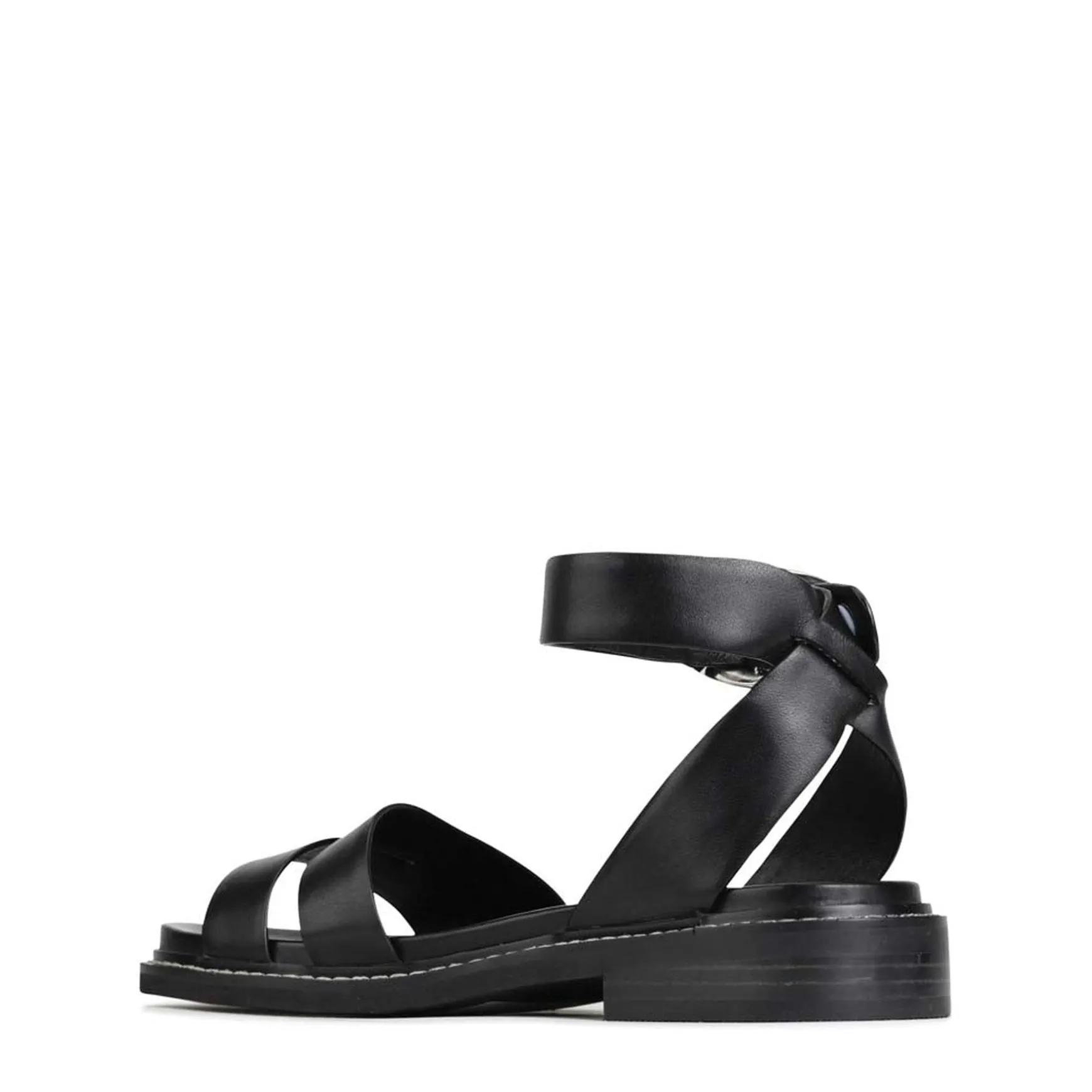 ORNAMENTAL ANKLE STRAP SANDALS LEATHER>EOS Footwear Hot