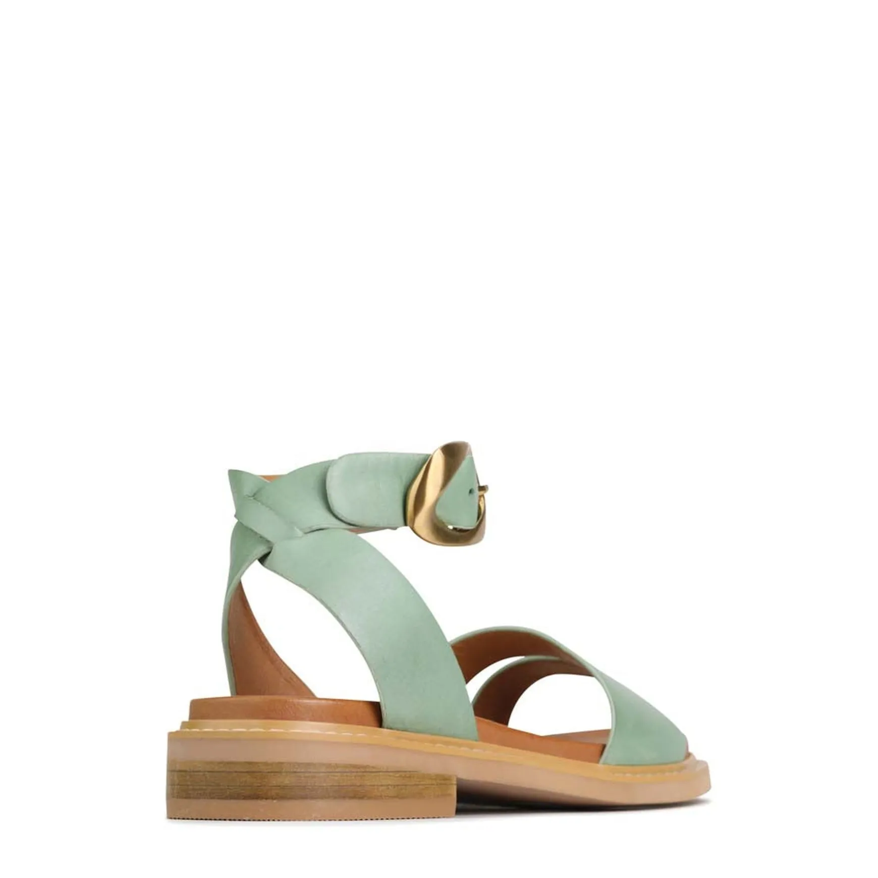 ORNAMENTAL ANKLE STRAP SANDALS LEATHER>EOS Footwear Hot