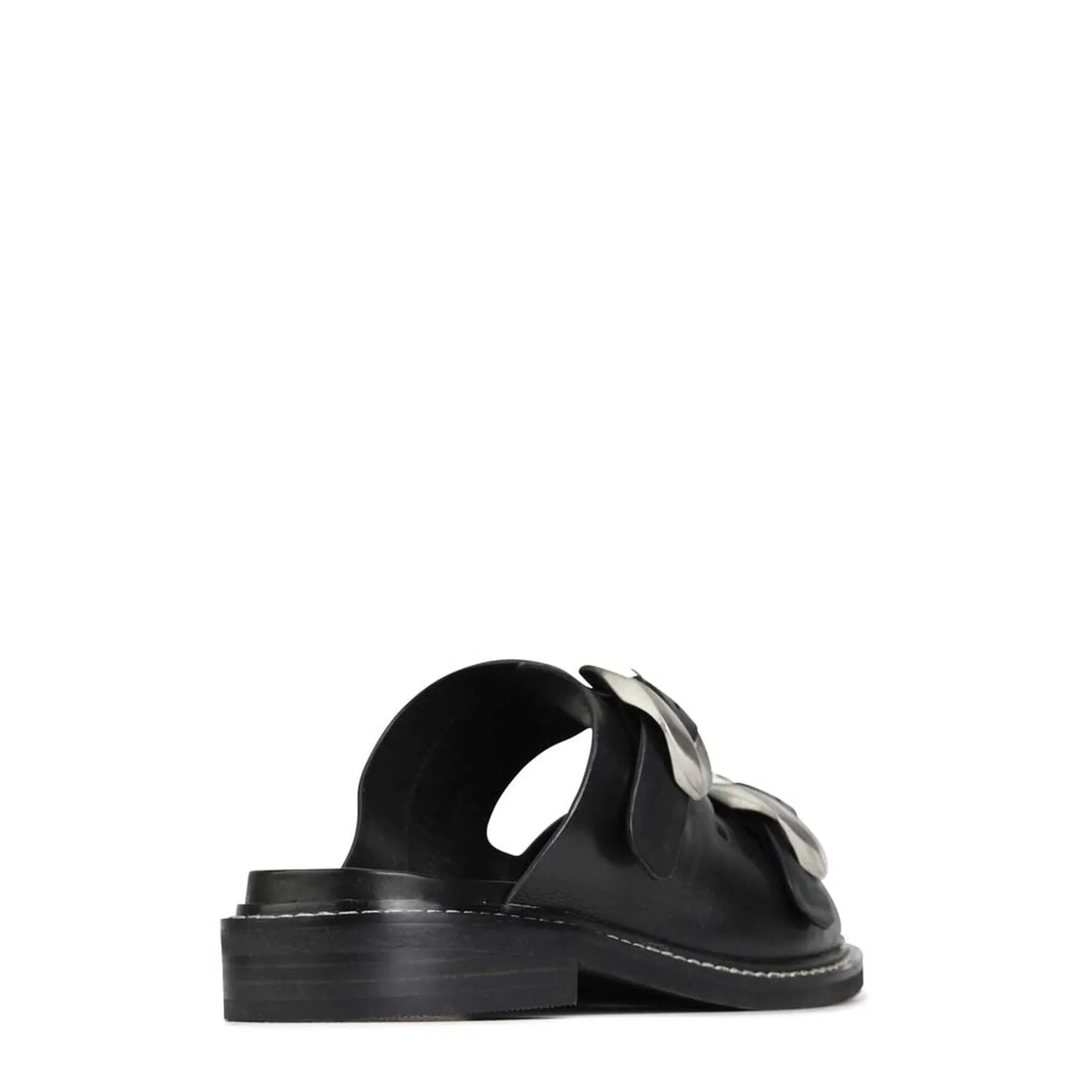 ORNATE SLIDE SANDALS LEATHER>EOS Footwear Clearance