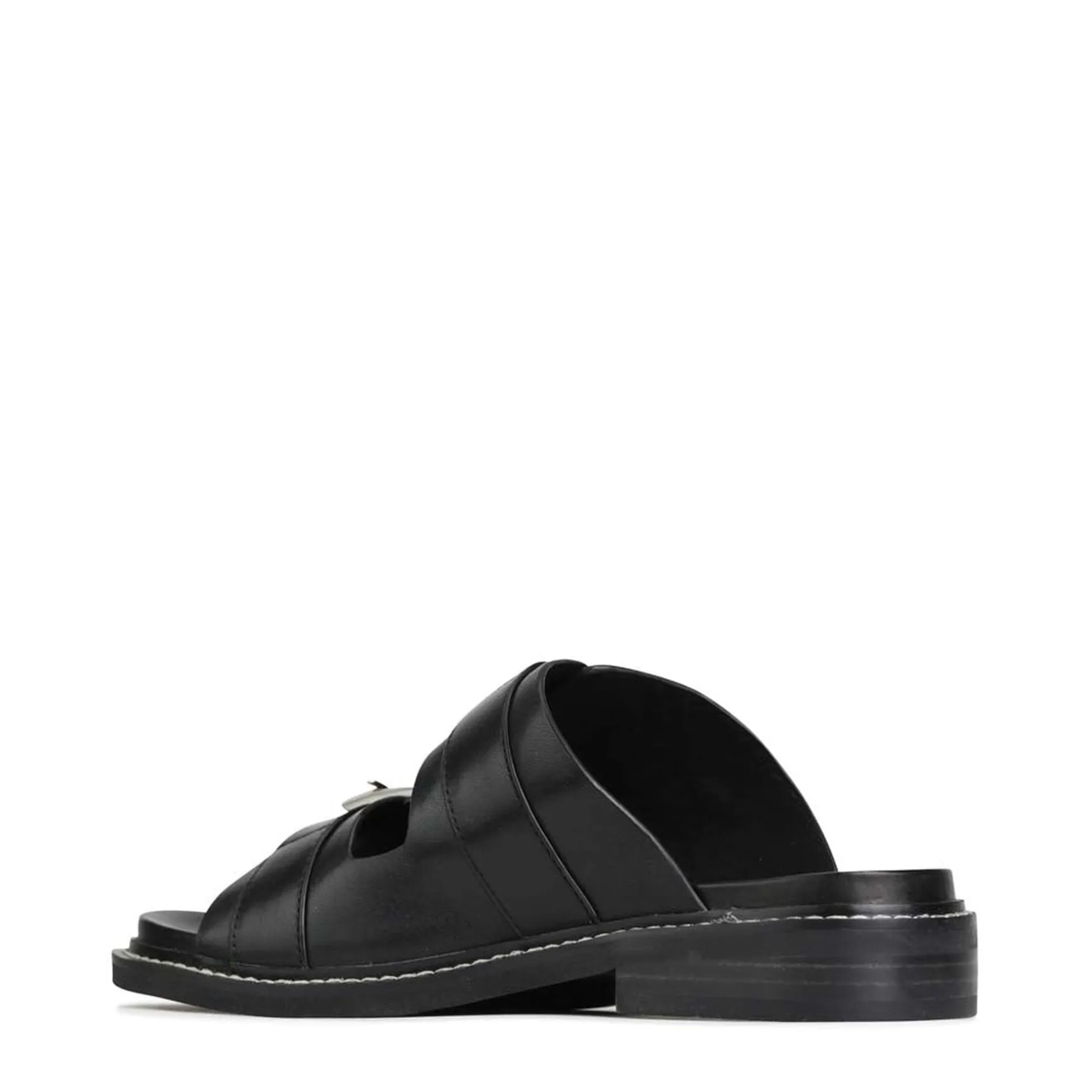 ORNATE SLIDE SANDALS LEATHER>EOS Footwear Clearance