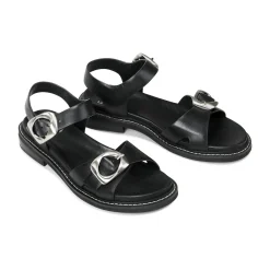 ORNICE LEATHER SANDALS><noscript><img width=