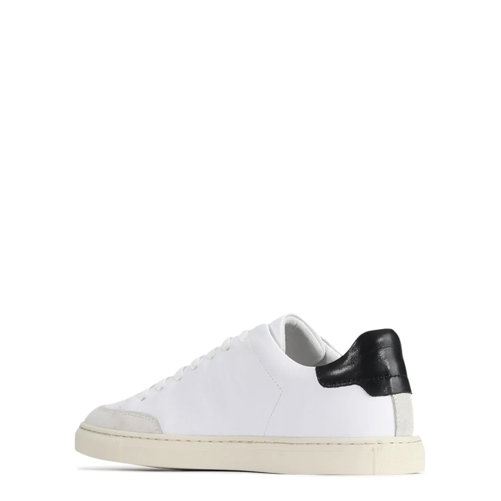 PANELS LOW TOP SNEAKERS LEATHER>EOS Footwear Outlet