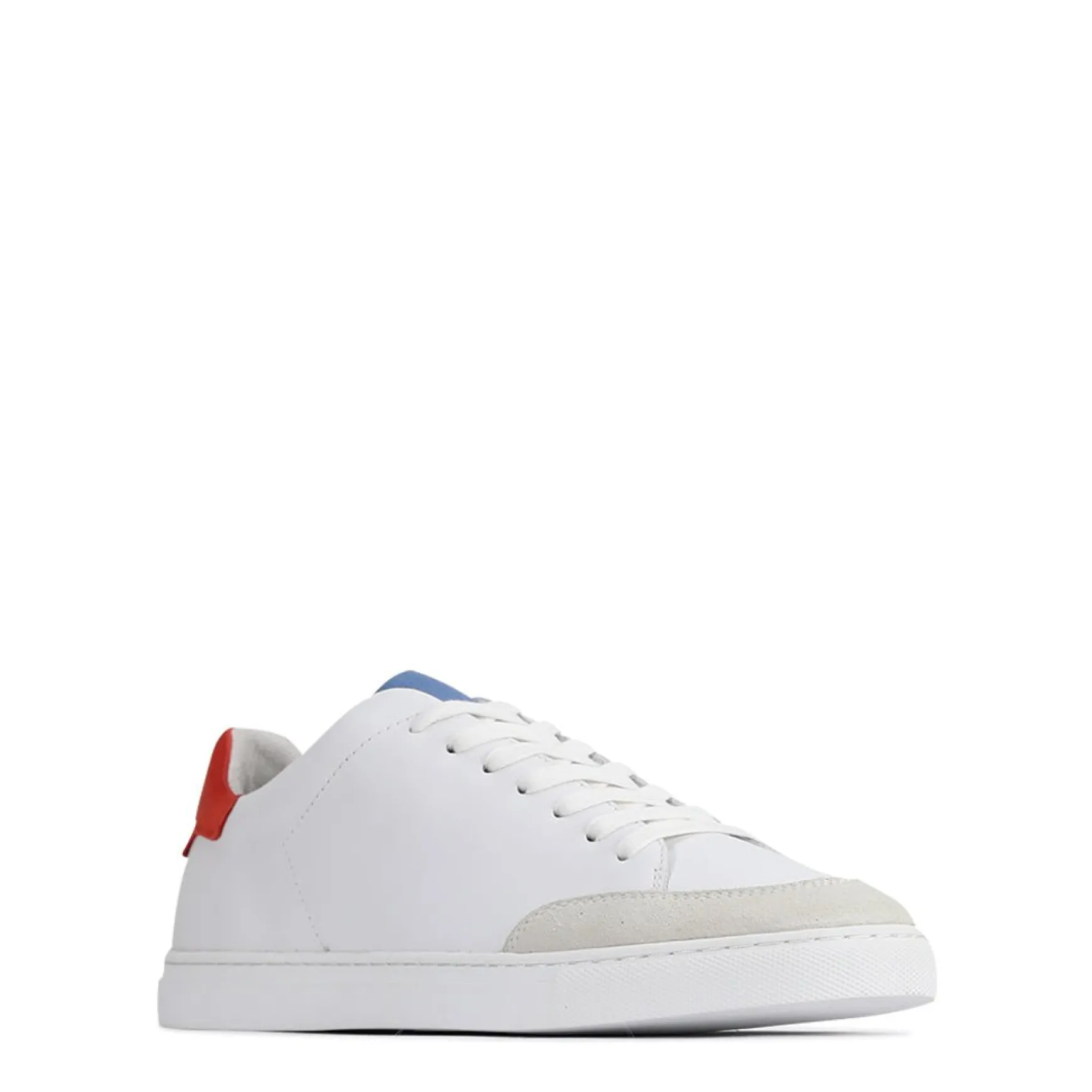PANELS LOW TOP SNEAKERS LEATHER>EOS Footwear Outlet