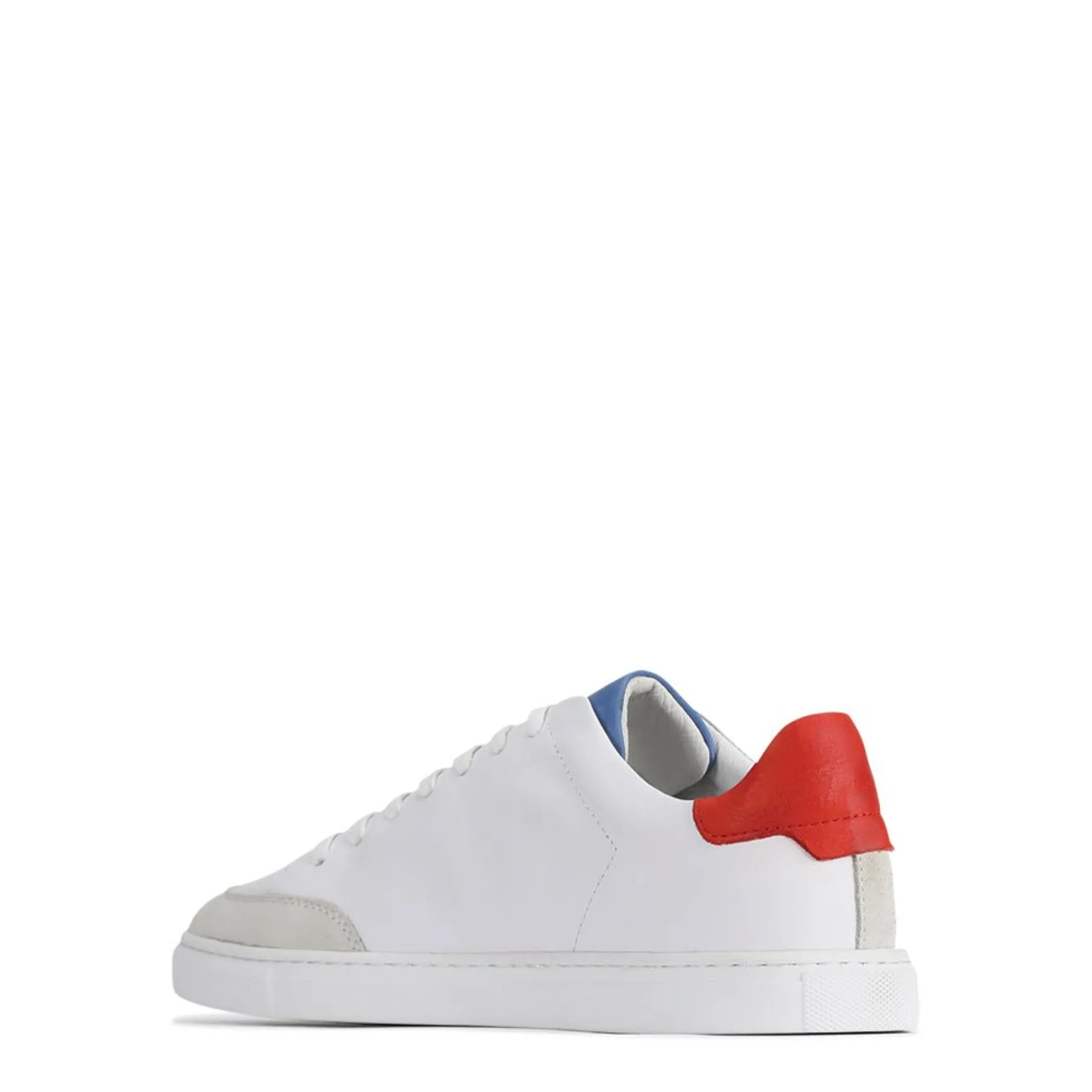 PANELS LOW TOP SNEAKERS LEATHER>EOS Footwear Outlet