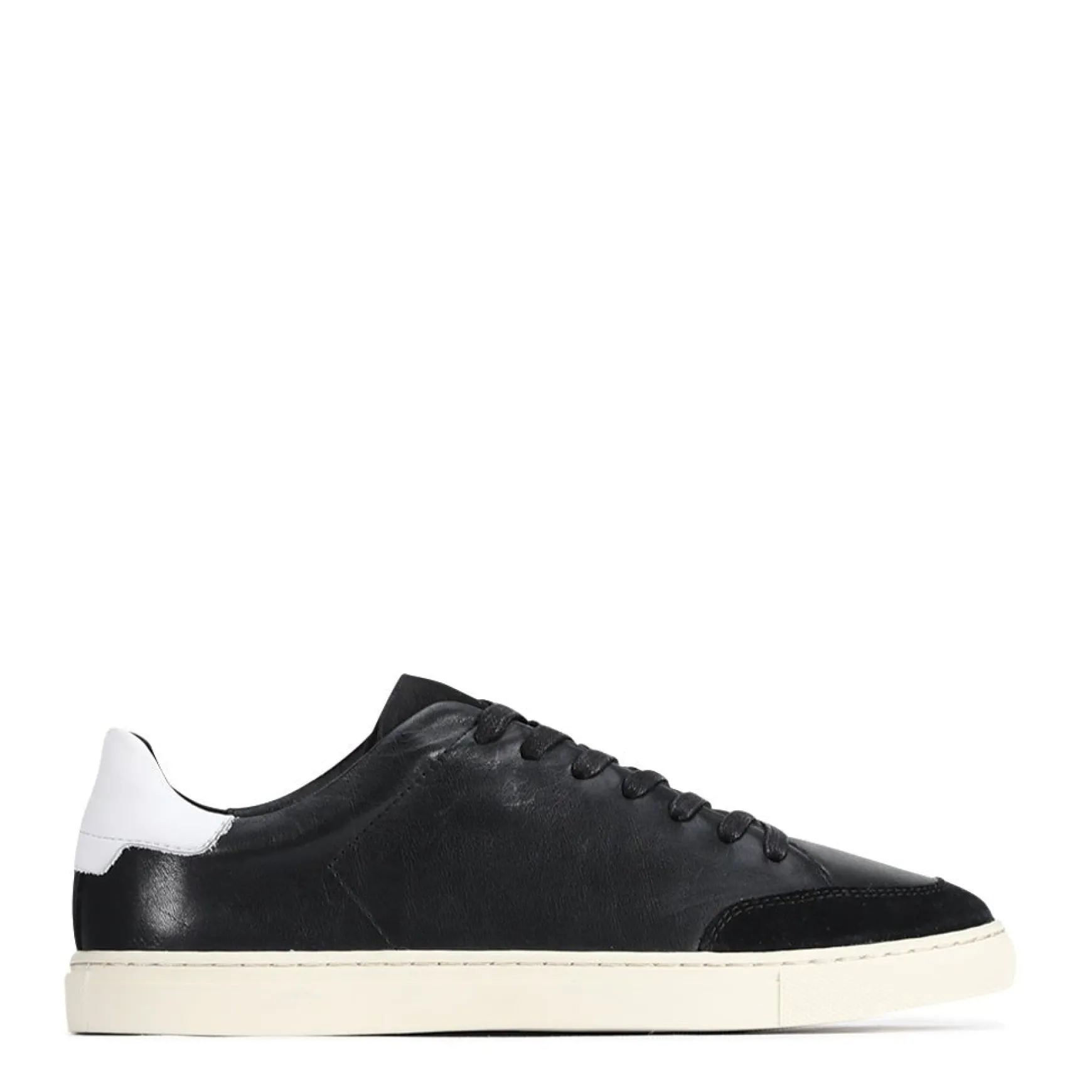 PANELS LOW TOP SNEAKERS LEATHER>EOS Footwear Outlet