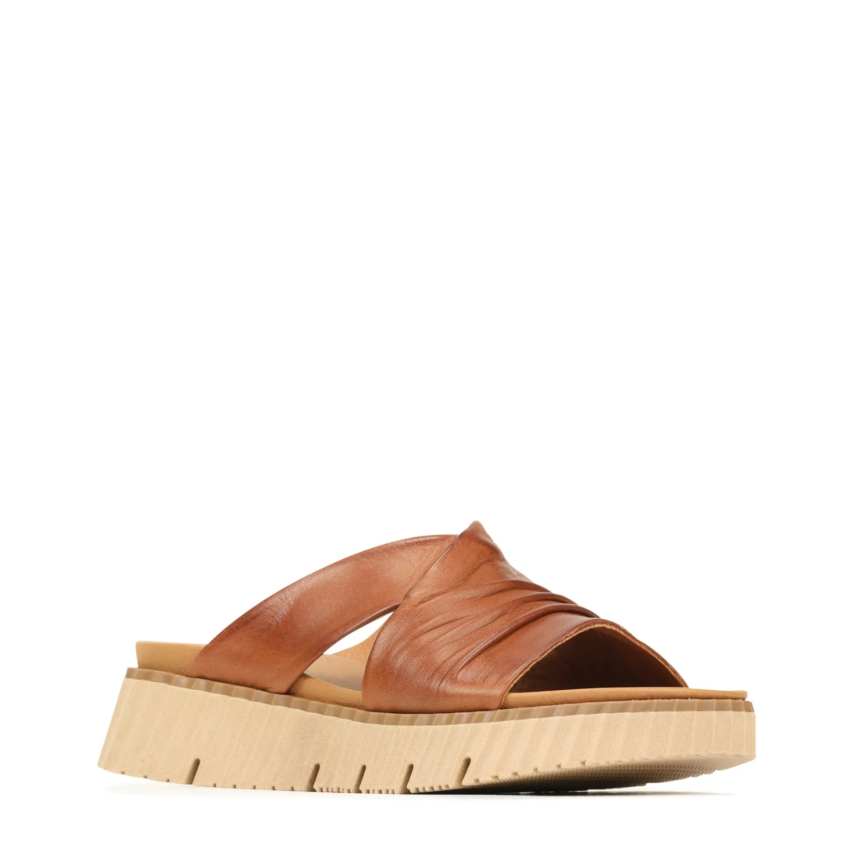 PELA LEATHER SLIDE SANDALS>EOS Footwear Discount