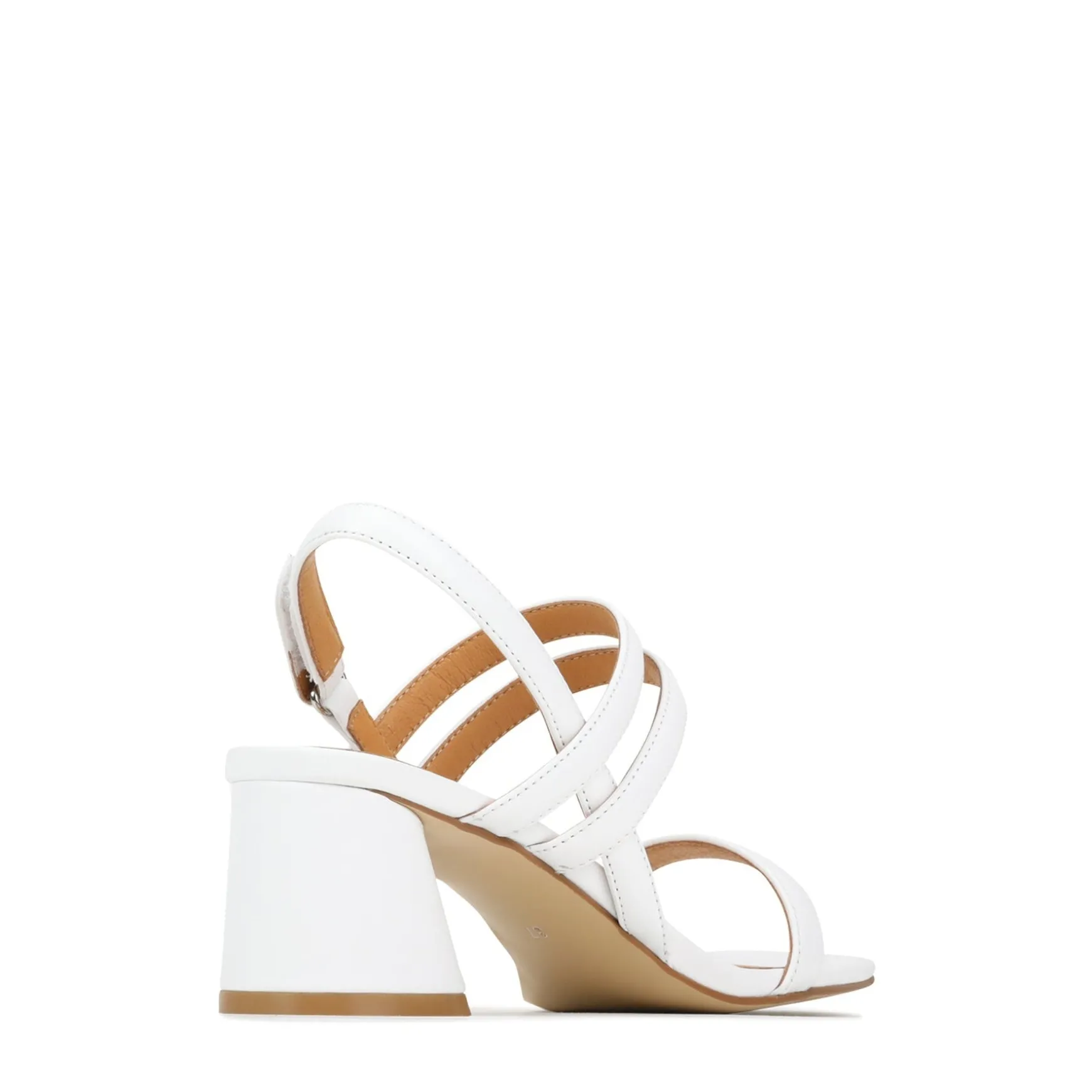 PETELLA LEATHER BLOCK HEEL SANDALS>EOS Footwear Best Sale