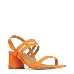 PETELLA LEATHER BLOCK HEEL SANDALS><noscript><img width=