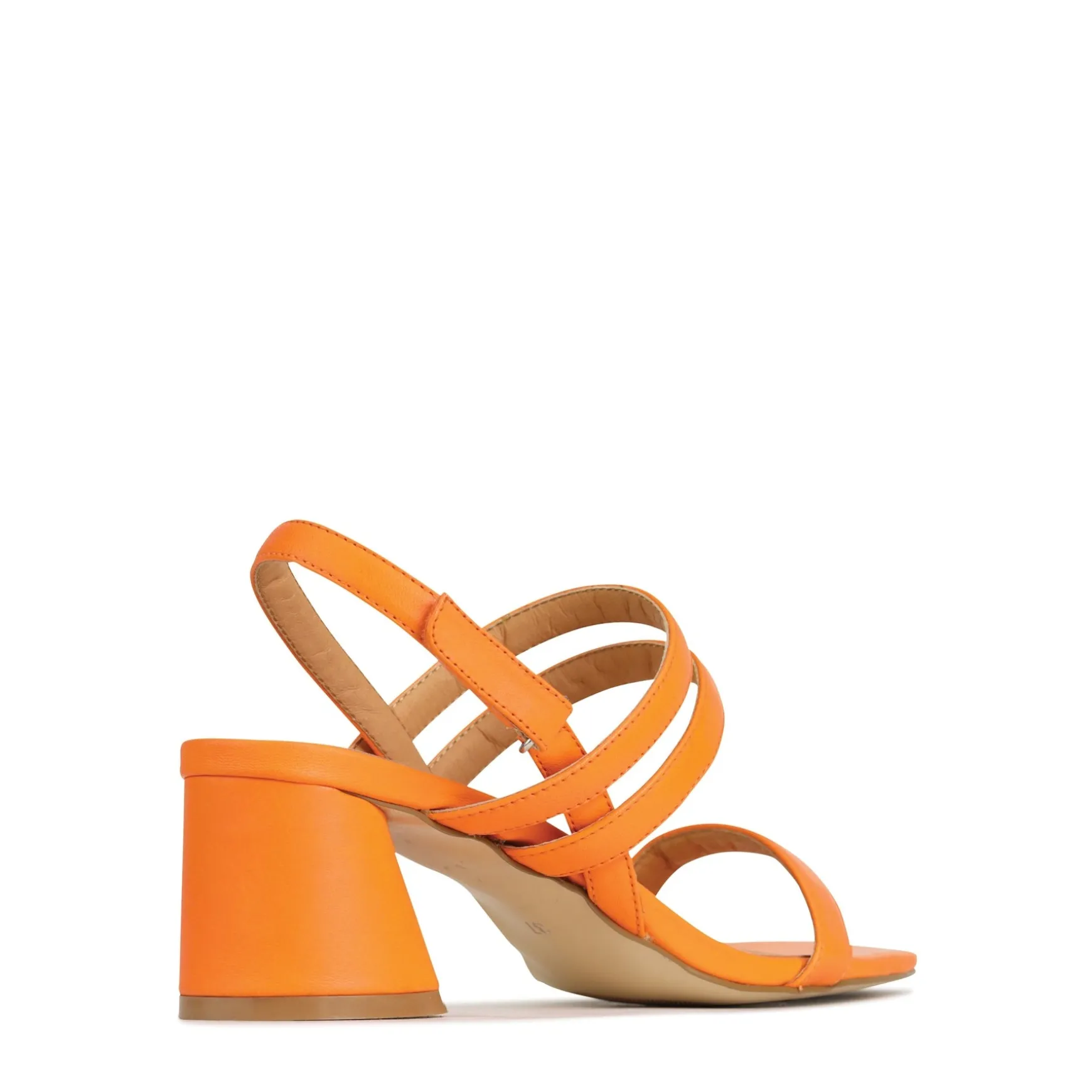 PETELLA LEATHER BLOCK HEEL SANDALS>EOS Footwear Best Sale