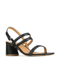 PETELLA LEATHER BLOCK HEEL SANDALS><noscript><img width=