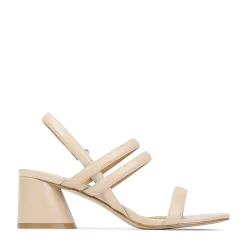 PETELLA LEATHER BLOCK HEEL SANDALS><noscript><img width=