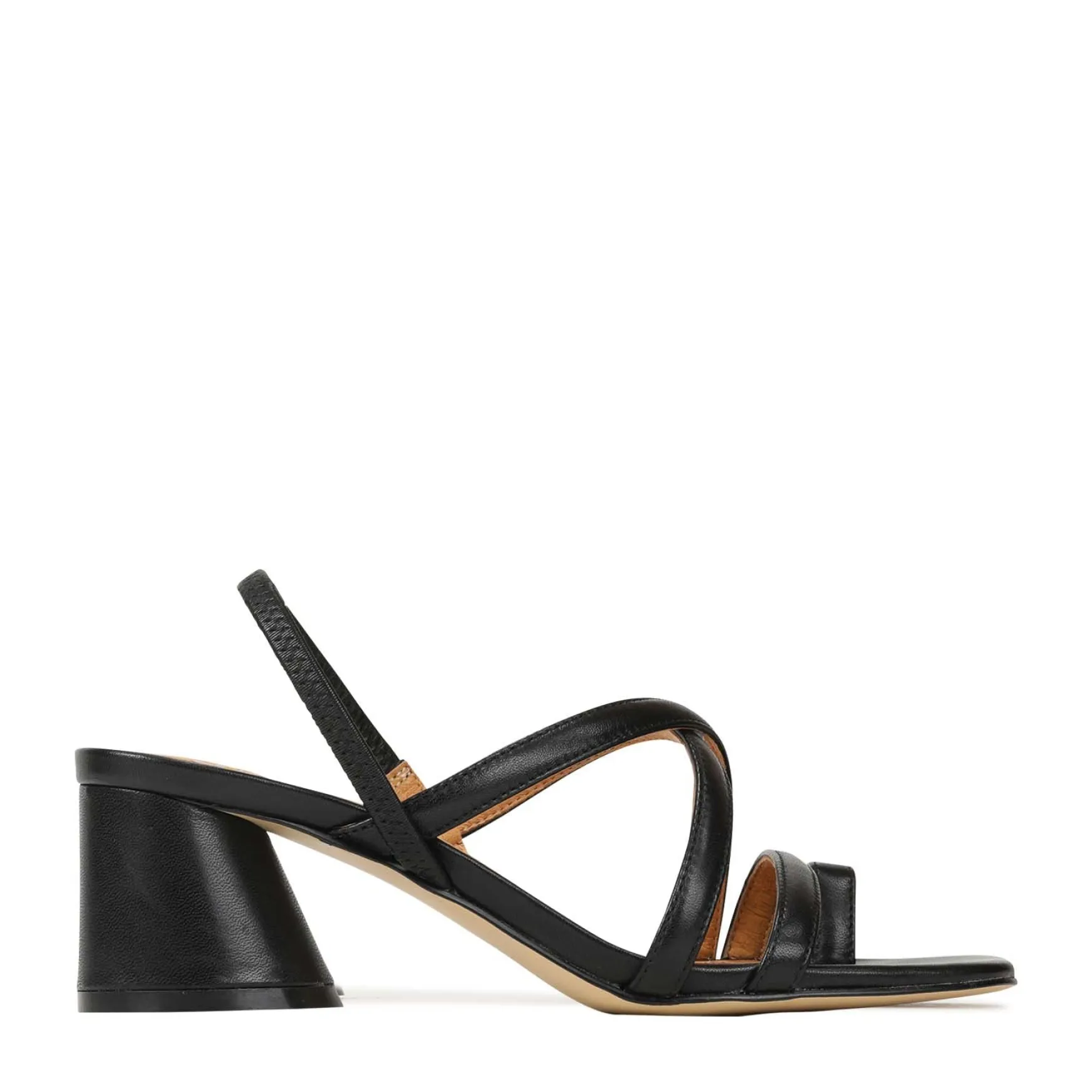 PETICE LEATHER BLOCK HEEL SANDALS>EOS Footwear New