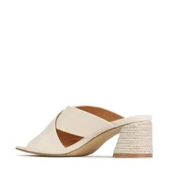 PETORA LEATHER SLIDE HEELED SANDAL><noscript><img width=