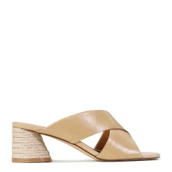 PETORA LEATHER SLIDE HEELED SANDAL><noscript><img width=