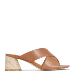 PETORA LEATHER SLIDE HEELED SANDAL><noscript><img width=