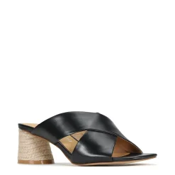 PETORA LEATHER SLIDE HEELED SANDAL><noscript><img width=