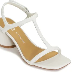 PETRAS LEATHER HEEL ARCHIVE SANDAL><noscript><img width=