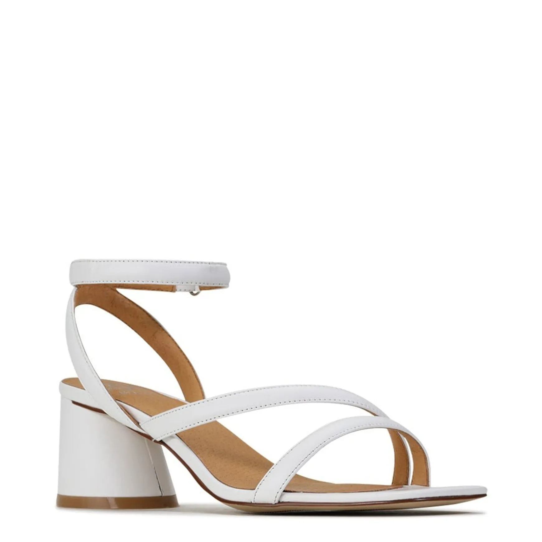 PETRICIA LEATHER BLOCK HEEL SANDALS>EOS Footwear Best Sale